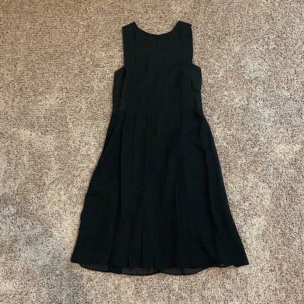 Black Pleated Dress